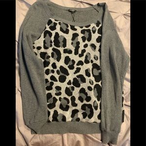 Express Leopard Sweater / size M